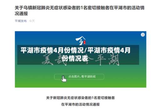 平湖市疫情4月份情况/平湖市疫情4月份情况表