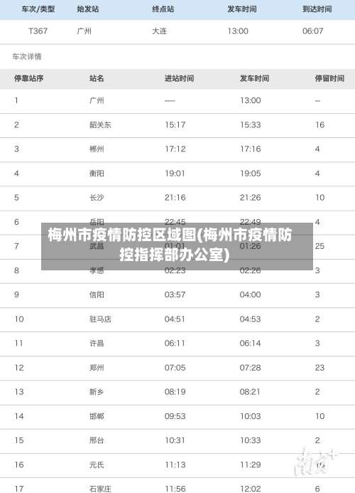 梅州市疫情防控区域图(梅州市疫情防控指挥部办公室)-第2张图片