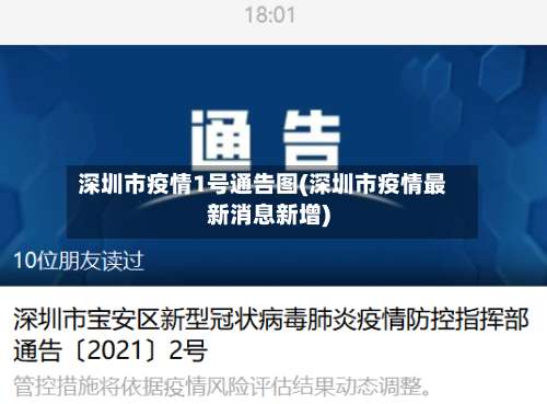 深圳市疫情1号通告图(深圳市疫情最新消息新增)