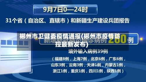 郴州市卫健委疫情通报(郴州市疫情防控最新发布)