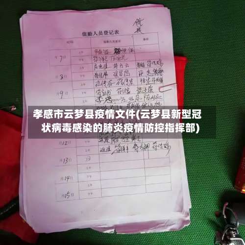 孝感市云梦县疫情文件(云梦县新型冠状病毒感染的肺炎疫情防控指挥部)