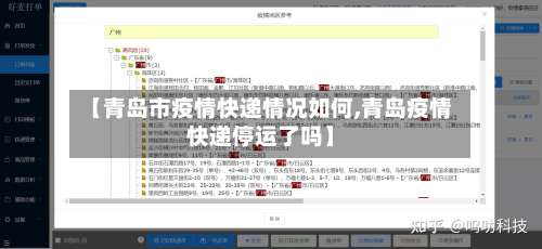 【青岛市疫情快递情况如何,青岛疫情快递停运了吗】