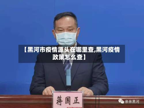 【黑河市疫情源头在哪里查,黑河疫情政策怎么查】