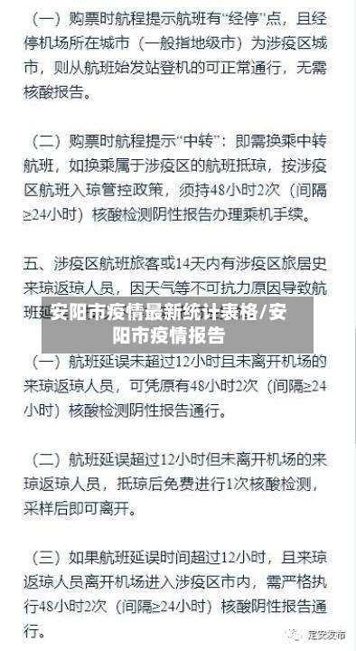 安阳市疫情最新统计表格/安阳市疫情报告