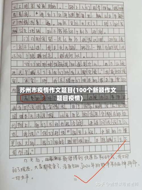 苏州市疫情作文题目(100个新颖作文题目疫情)-第2张图片