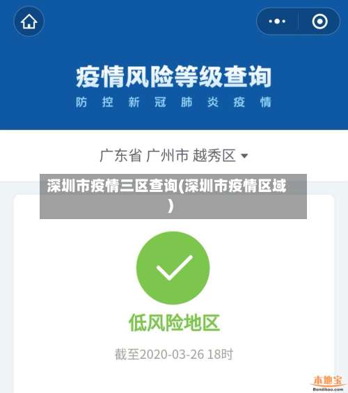 深圳市疫情三区查询(深圳市疫情区域)