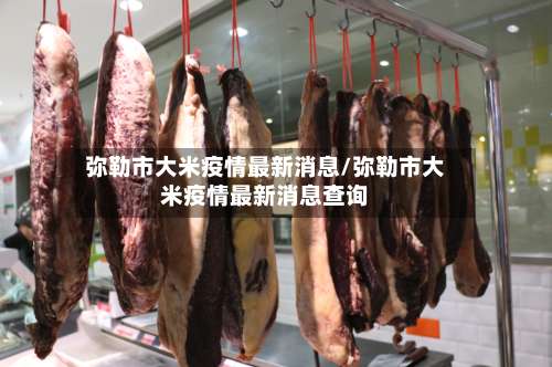 弥勒市大米疫情最新消息/弥勒市大米疫情最新消息查询