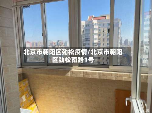 北京市朝阳区劲松疫情/北京市朝阳区劲松南路1号