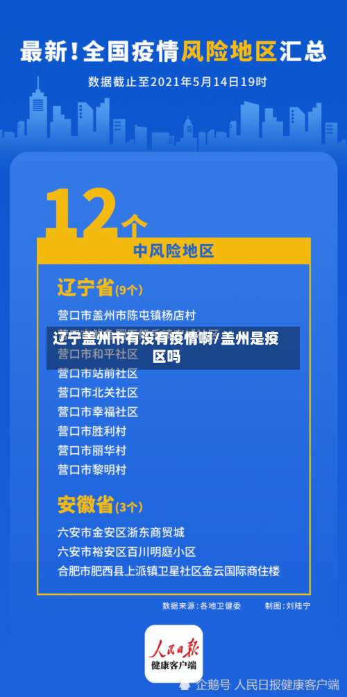 辽宁盖州市有没有疫情啊/盖州是疫区吗