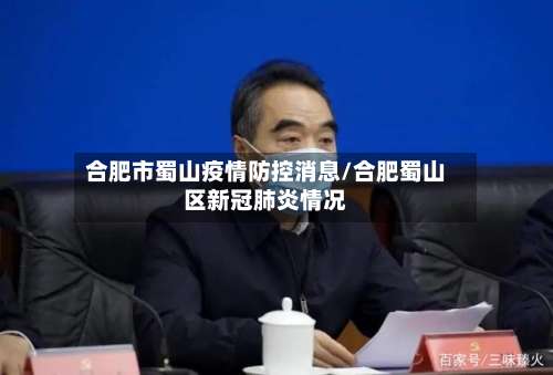 合肥市蜀山疫情防控消息/合肥蜀山区新冠肺炎情况-第3张图片