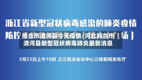 邢台市清河县今天疫情/河北邢台市清河县新型冠状病毒肺炎最新消息-第3张图片
