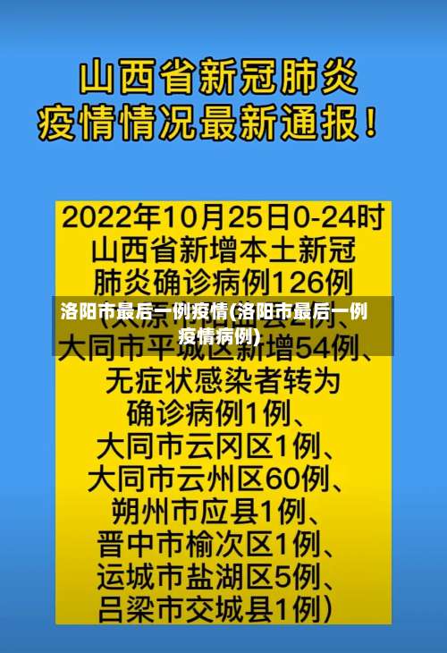 洛阳市最后一例疫情(洛阳市最后一例疫情病例)-第2张图片