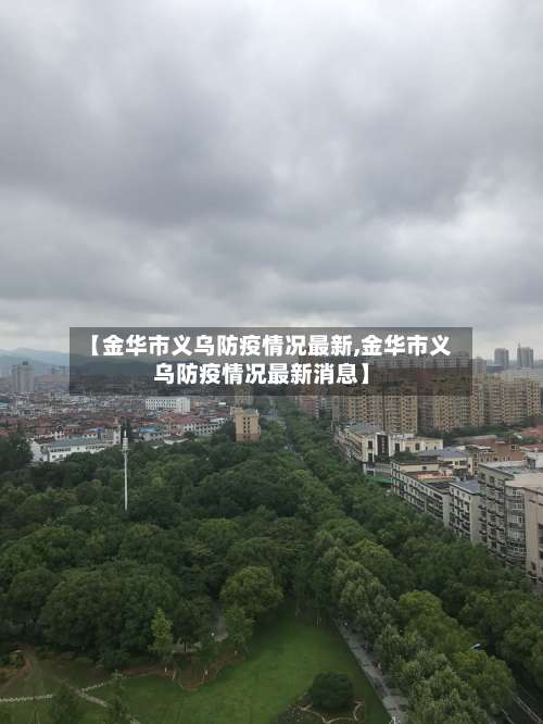 【金华市义乌防疫情况最新,金华市义乌防疫情况最新消息】