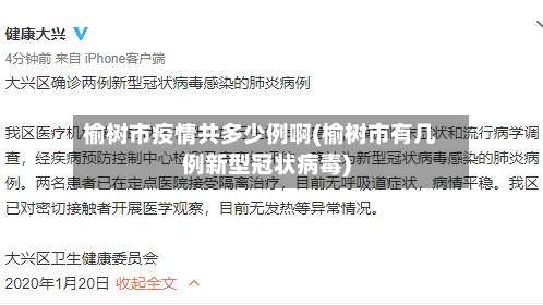 榆树市疫情共多少例啊(榆树市有几例新型冠状病毒)