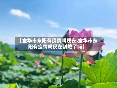 【金华市东阳有疫情吗现在,金华市东阳有疫情吗现在封城了吗】