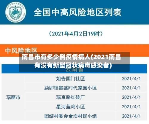 南昌市有多少例疫情病人(2021南昌有没有新型冠状病毒感染者)