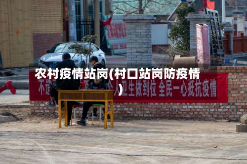 农村疫情站岗(村口站岗防疫情)-第2张图片