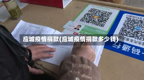 应城疫情捐款(应城疫情捐款多少钱)