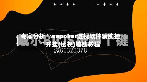 专家分析“wepoker透视软件辅助挂	”开挂(透视)辅助教程-第2张图片