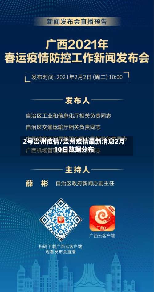 2号贵州疫情/贵州疫情最新消息2月10日数据分布