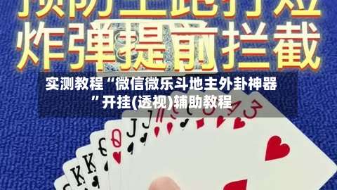 实测教程“微信微乐斗地主外卦神器”开挂(透视)辅助教程-第2张图片