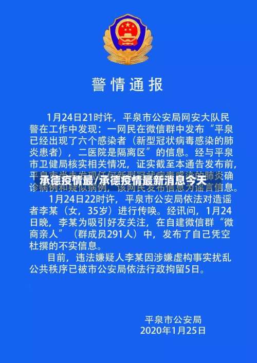 承德疫情最/承德疫情最新消息今天