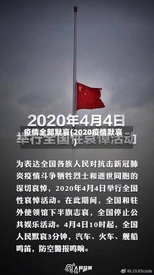 疫情全部默哀(2020疫情默哀)