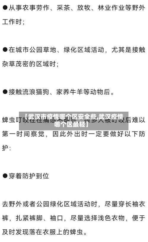 【武汉市疫情哪个区安全些,武汉疫情哪个区最轻】