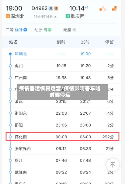 疫情客运恢复运营/疫情影响客车啥时候停运-第3张图片