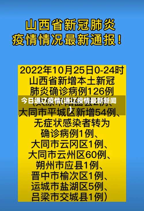 今日通辽疫情(通辽疫情最新新闻)-第2张图片