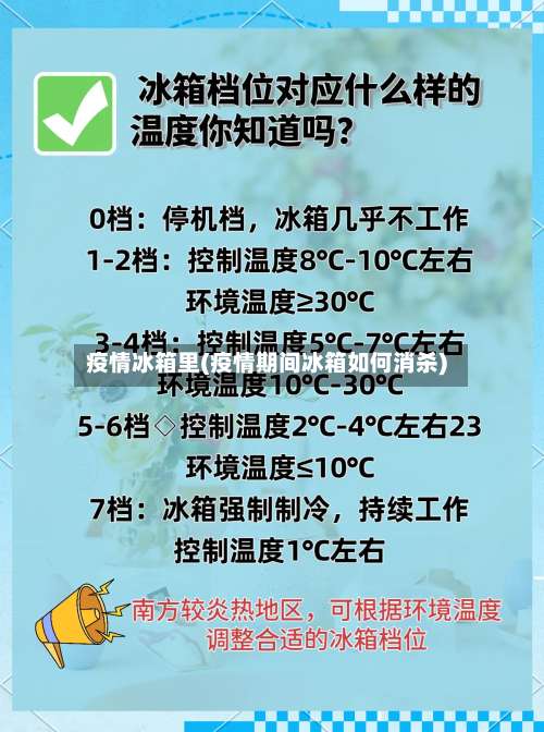 疫情冰箱里(疫情期间冰箱如何消杀)