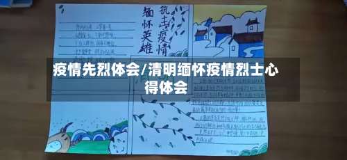 疫情先烈体会/清明缅怀疫情烈士心得体会