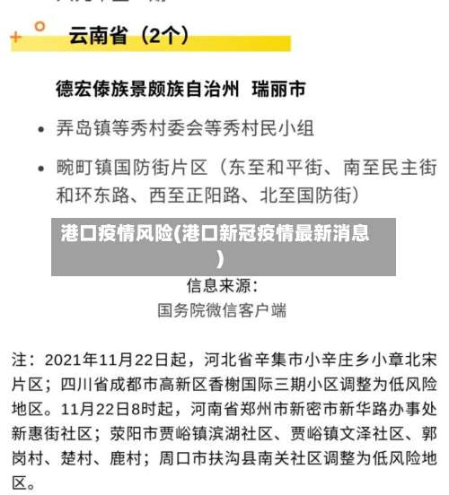 港口疫情风险(港口新冠疫情最新消息)