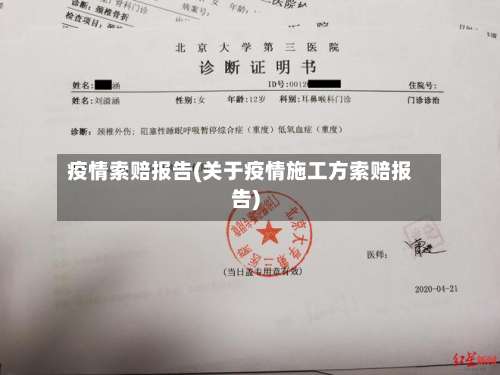 疫情索赔报告(关于疫情施工方索赔报告)