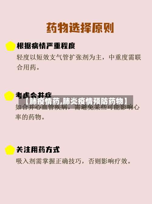 【肺疫情药,肺炎疫情预防药物】-第2张图片