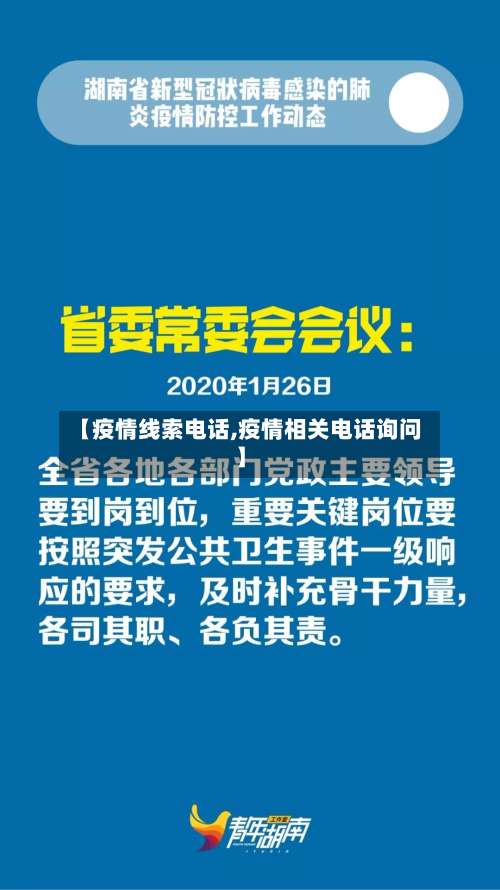 【疫情线索电话,疫情相关电话询问】-第2张图片