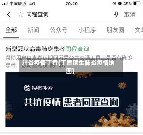 肺炎疫情丁香(丁香医生肺炎疫情地图)-第3张图片