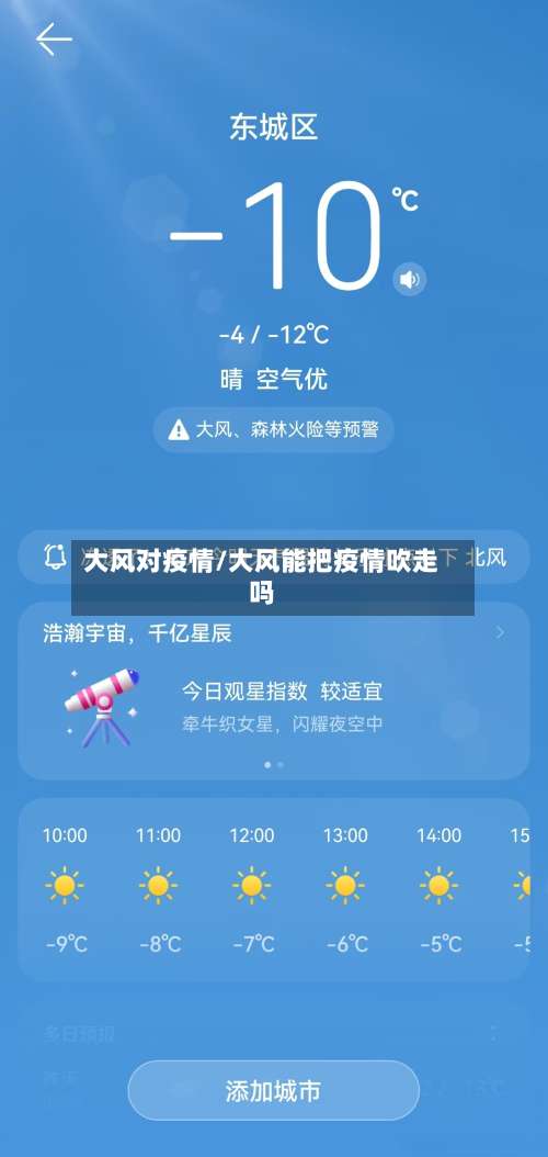 大风对疫情/大风能把疫情吹走吗-第3张图片