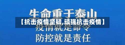 【抗击疫情坚韧,顽强抗击疫情】-第2张图片