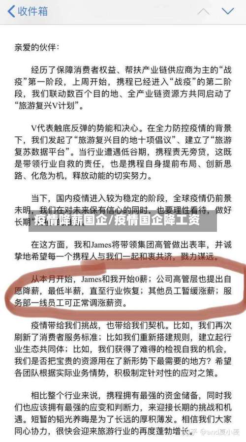 疫情降薪国企/疫情国企降工资