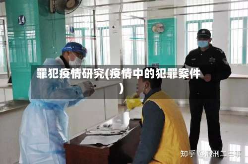 罪犯疫情研究(疫情中的犯罪案件)