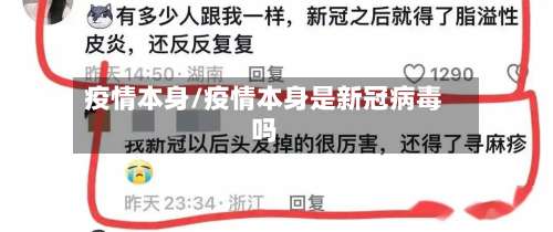 疫情本身/疫情本身是新冠病毒吗