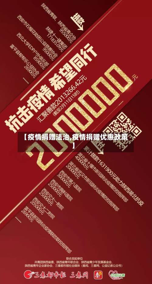 【疫情捐赠法治,疫情捐赠优惠政策】