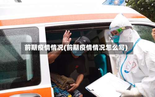 前期疫情情况(前期疫情情况怎么写)