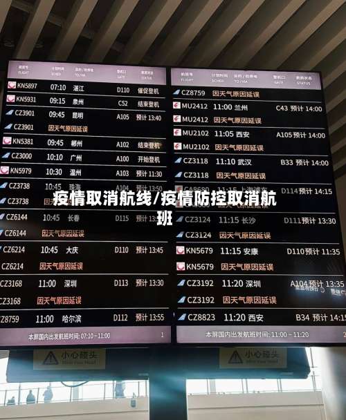 疫情取消航线/疫情防控取消航班