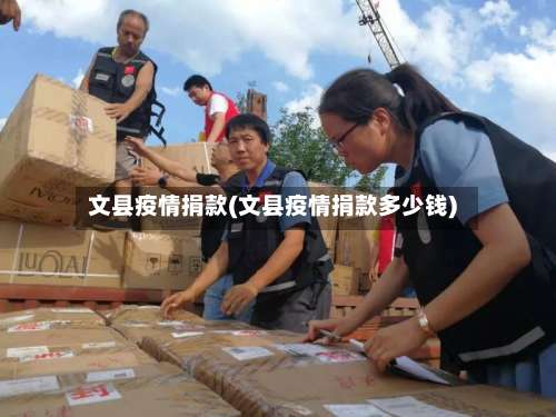 文县疫情捐款(文县疫情捐款多少钱)