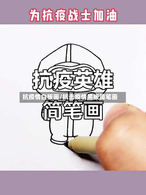 抗疫情白板画/抗击疫情黑板简笔画