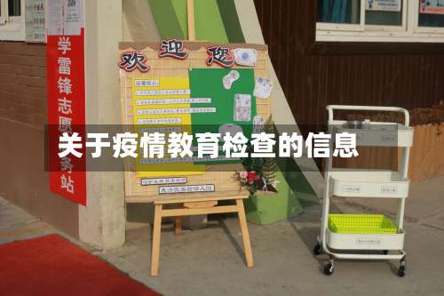 关于疫情教育检查的信息-第3张图片
