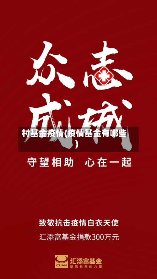 村基金疫情(疫情基金有哪些)-第2张图片