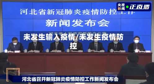 未发生输入疫情/未发生疫情防控